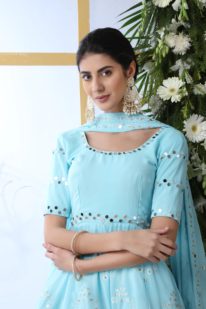 Unleash Your Inner Fashionista with Blue Salwar Suits