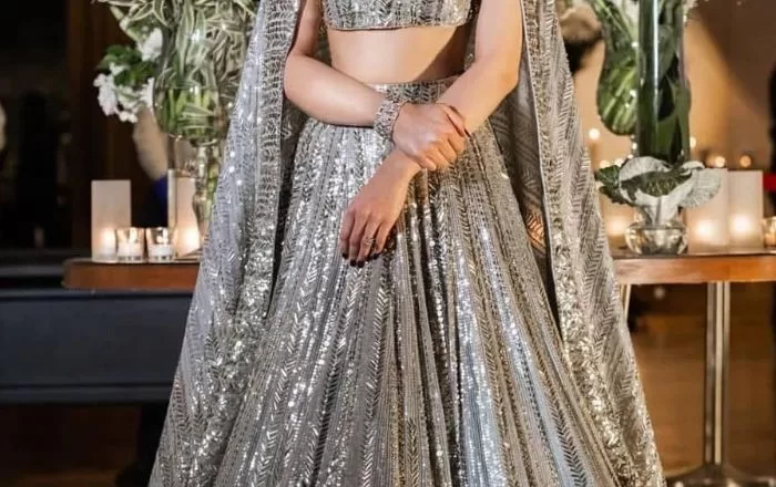 Dazzle in Grey: The Trending Grey Lehenga for Wedding Season