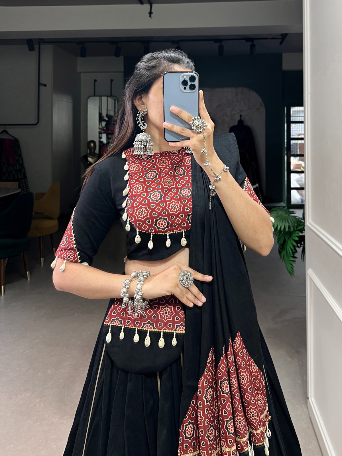 Navratri Collection 2024: Make a Bold Statement with Our Black Lehenga